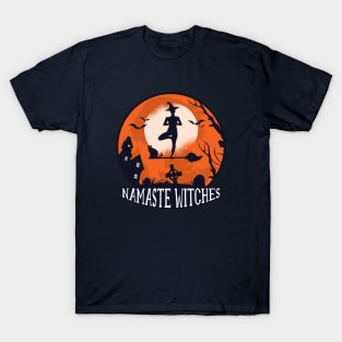 Namaste Witches Halloween T-Shirt